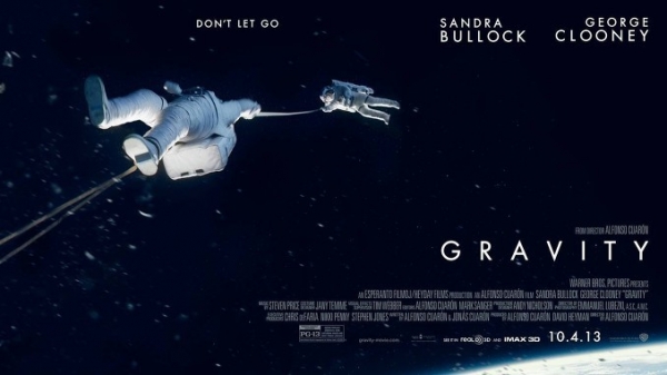2013년에 개봉한 영화 '그래비티' 포스터.