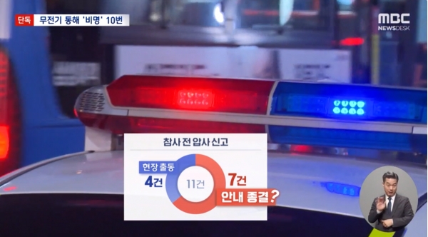 MBC 뉴스데스크가 지난 10월 23일 이태원 참사 1주기를 맞아 내놓은 단독 보도.