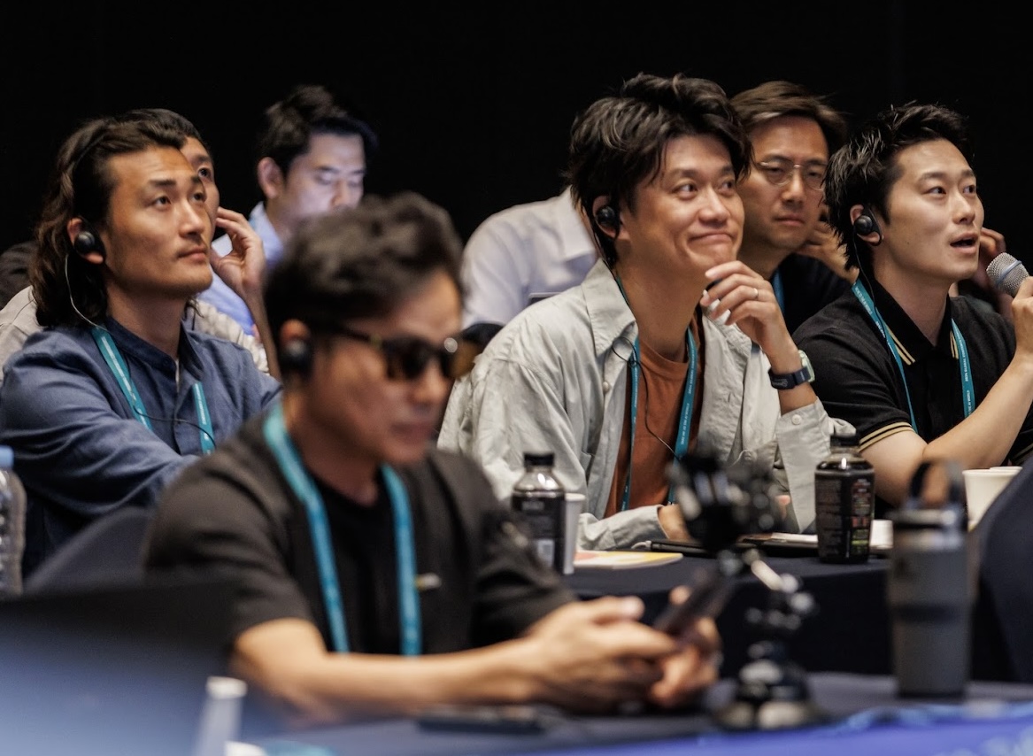 '2024 글로벌 콘텐츠 컨퍼런스'에 참여한 통 마이오 PD(맨왼쪽)